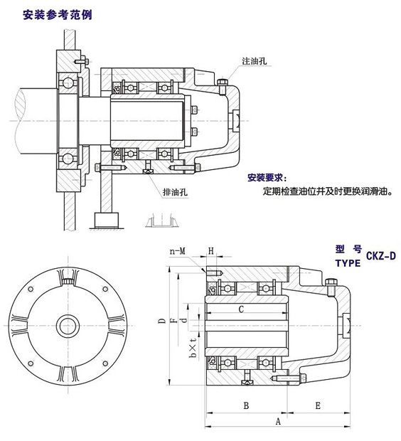 CKZ-D楔块式超越草莓视频免费在线观看结构图 CKZ-D楔块式超越草莓视频免费在线观看结构图