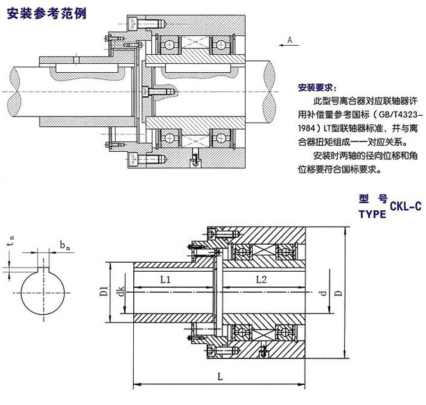 CKL-C楔块单向草莓视频免费在线观看型号 CKL-C楔块单向草莓视频免费在线观看型号
